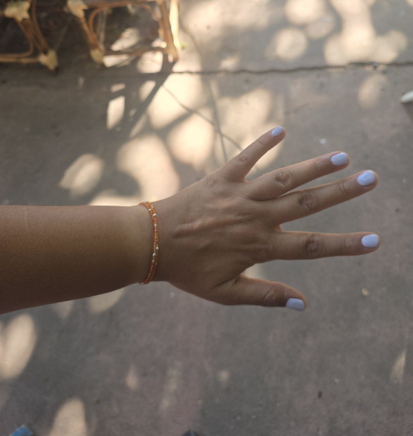 Pulsera Cornalina dos vueltas o collar corto con plata 950