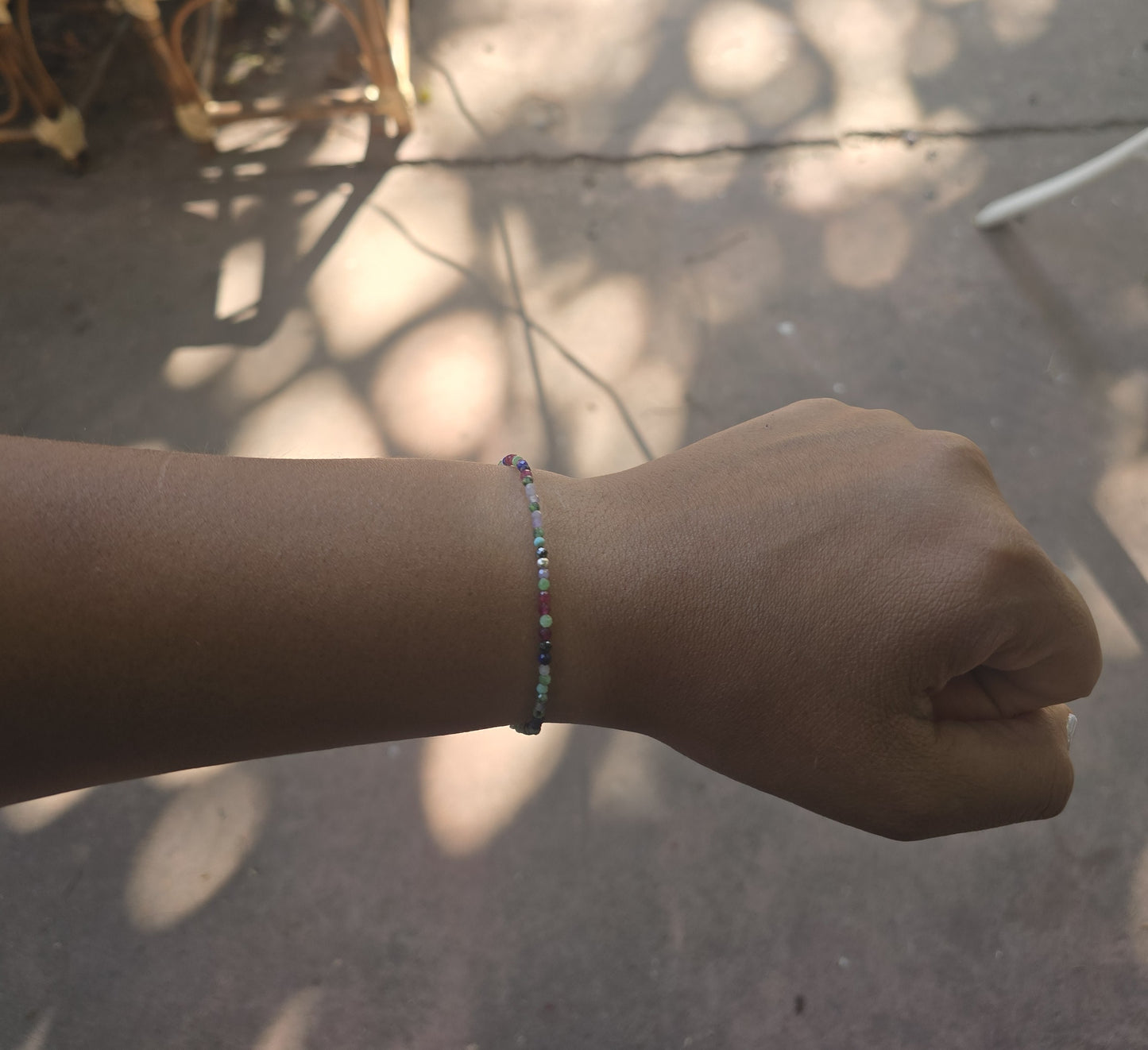 Pulsera mix (Zoisita, granate, cornalina, lapislázuli, amazonita, amatista) plata 950 gancho normal