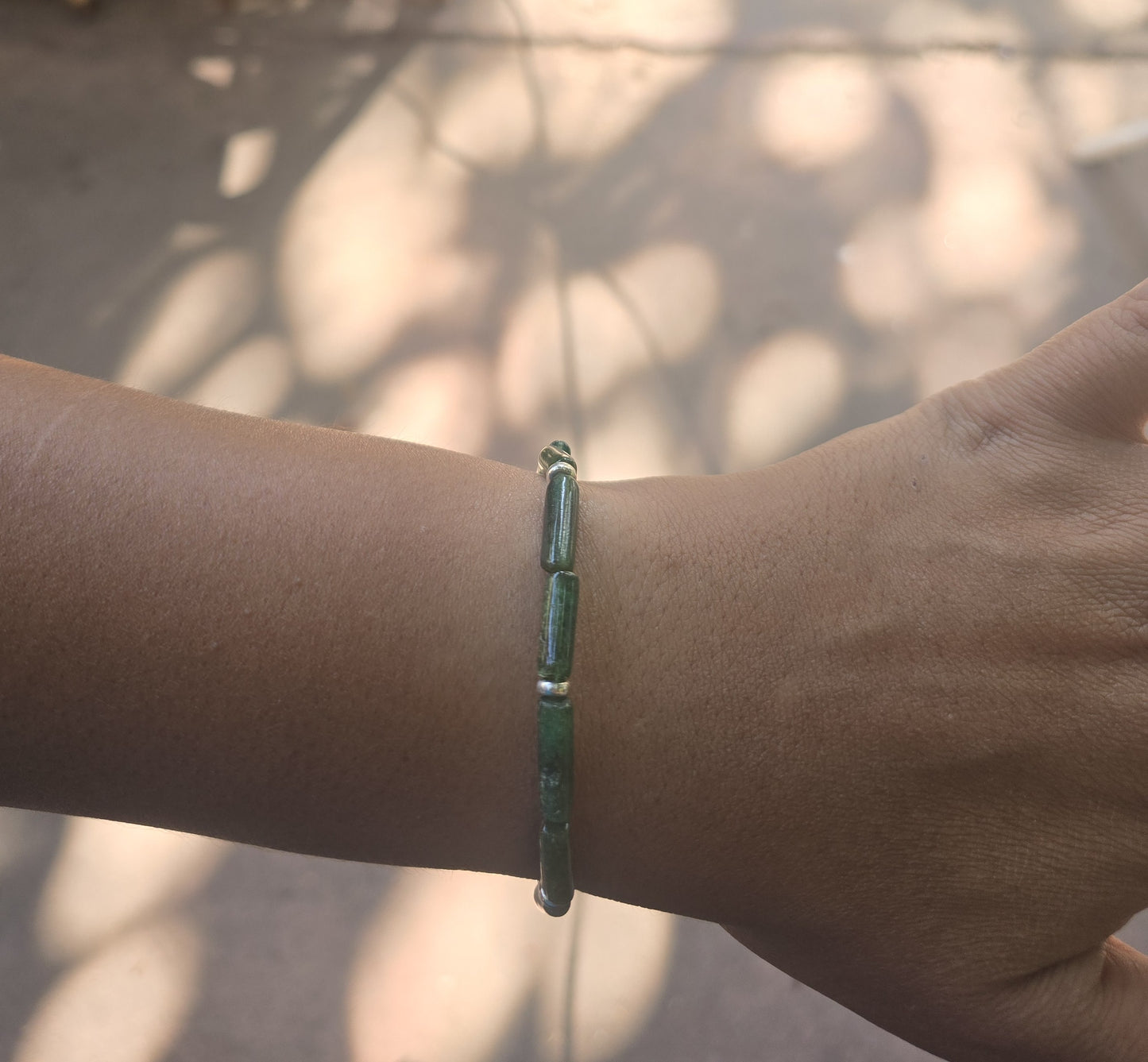 Pulsera Jade y plata