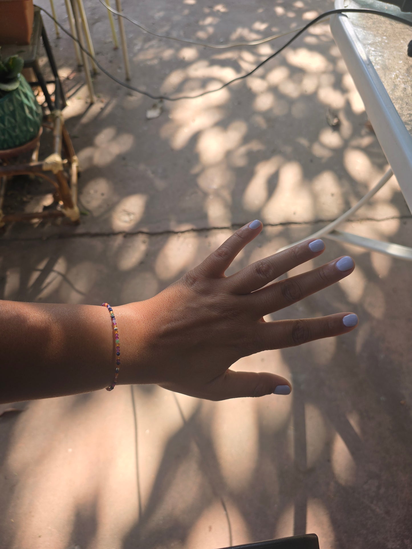 Pulsera Mix (granate, cornalina, lapislázuli, amazonita, amatista) plata 950 gancho normal