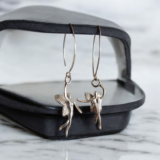 Aros Hada Isabel gancho mediano plata 950