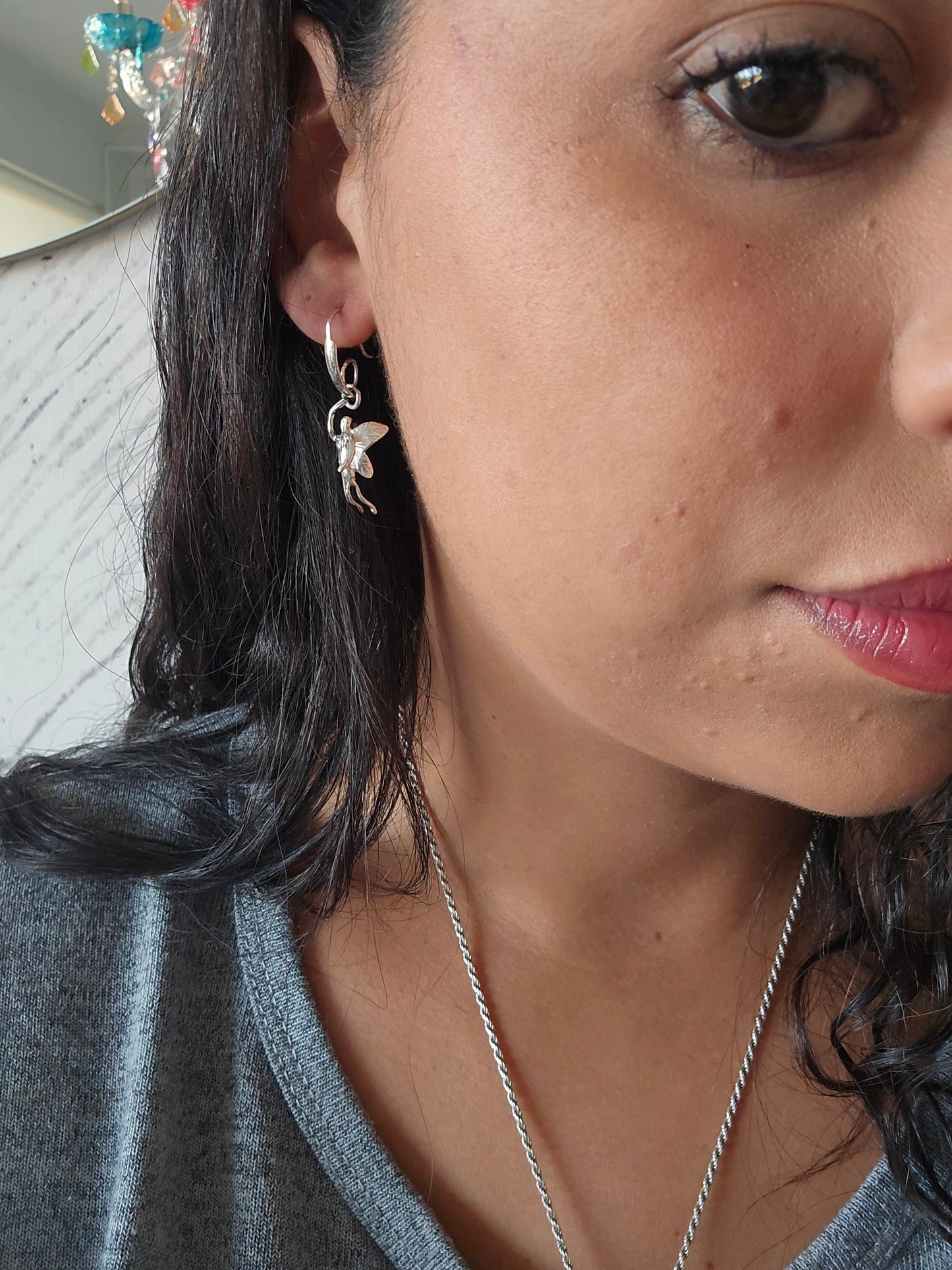 Aros Hada Isabel gancho especial plata 950