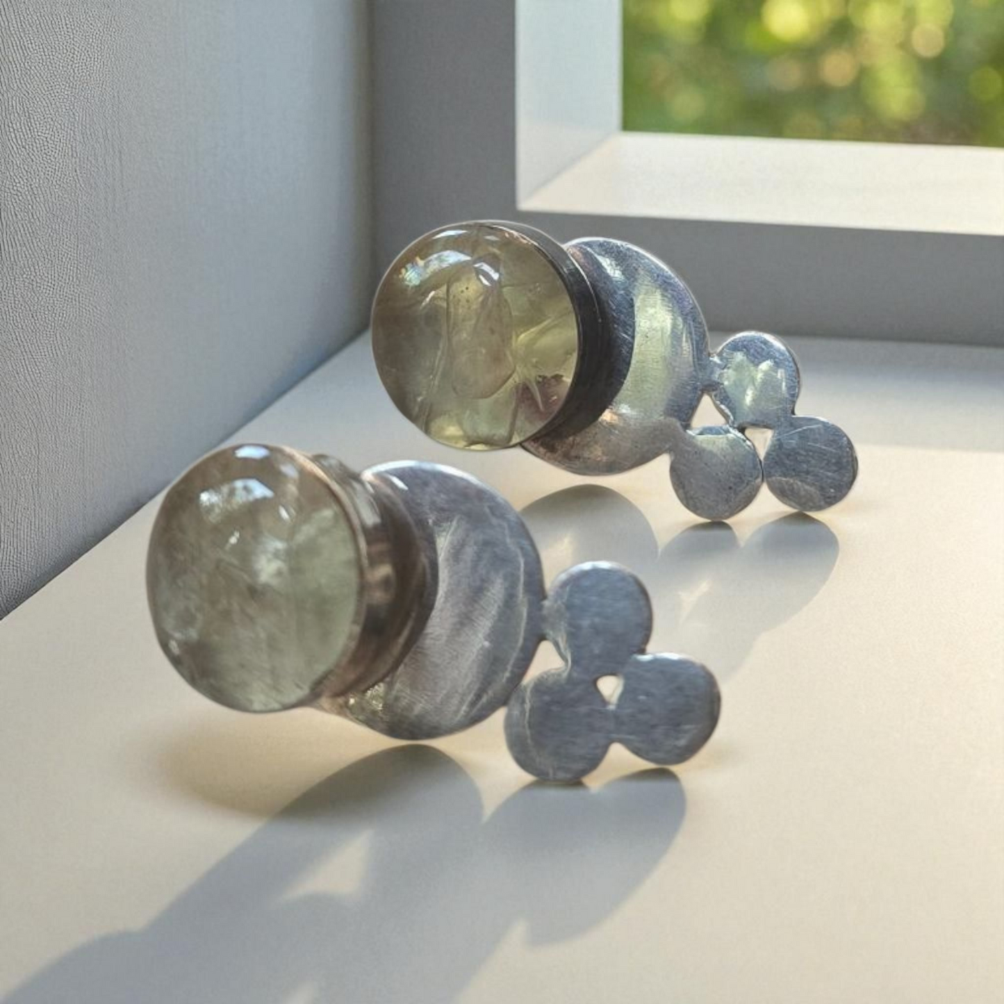 Top Back aros intercambiables PEQUEÑOS Prenihita y Back Tres  plata 950