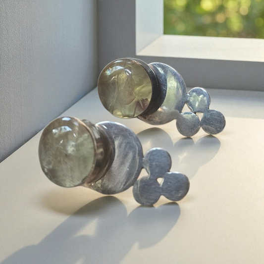 Top Back aros intercambiables PEQUEÑOS Prenihita y Back Tres  plata 950