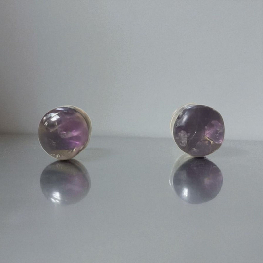 Top colección aros intercambiables pequeño amatista