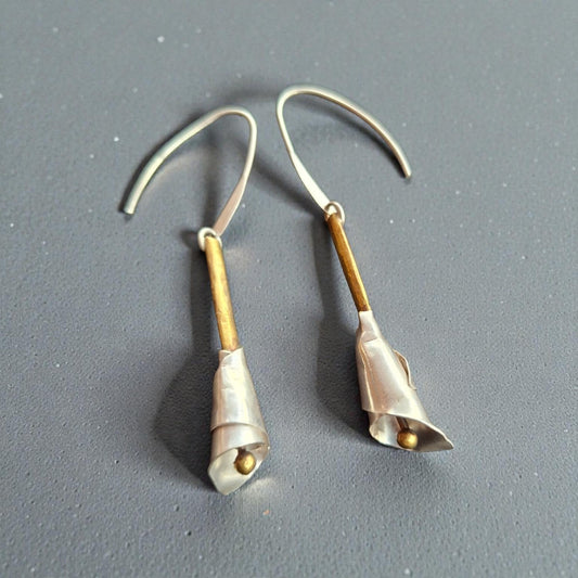 Aros de cala bronce y plata