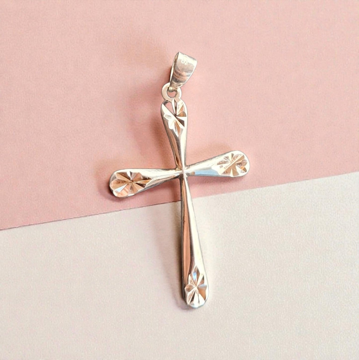Colgante Cruz de plata