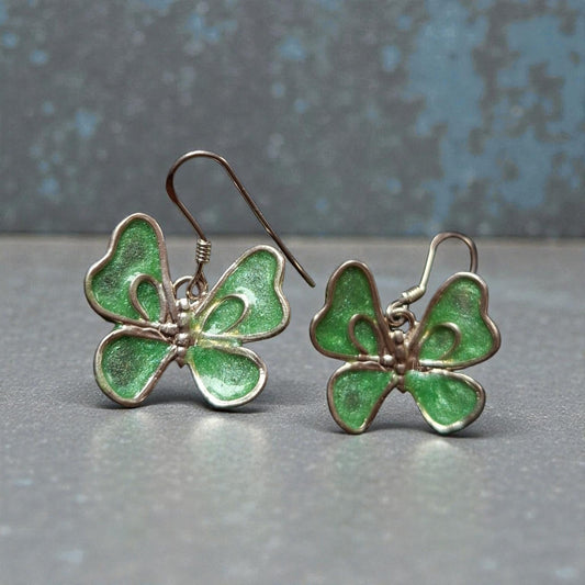 Mariposa Libertad plata 980 gancho, encapsulada verde