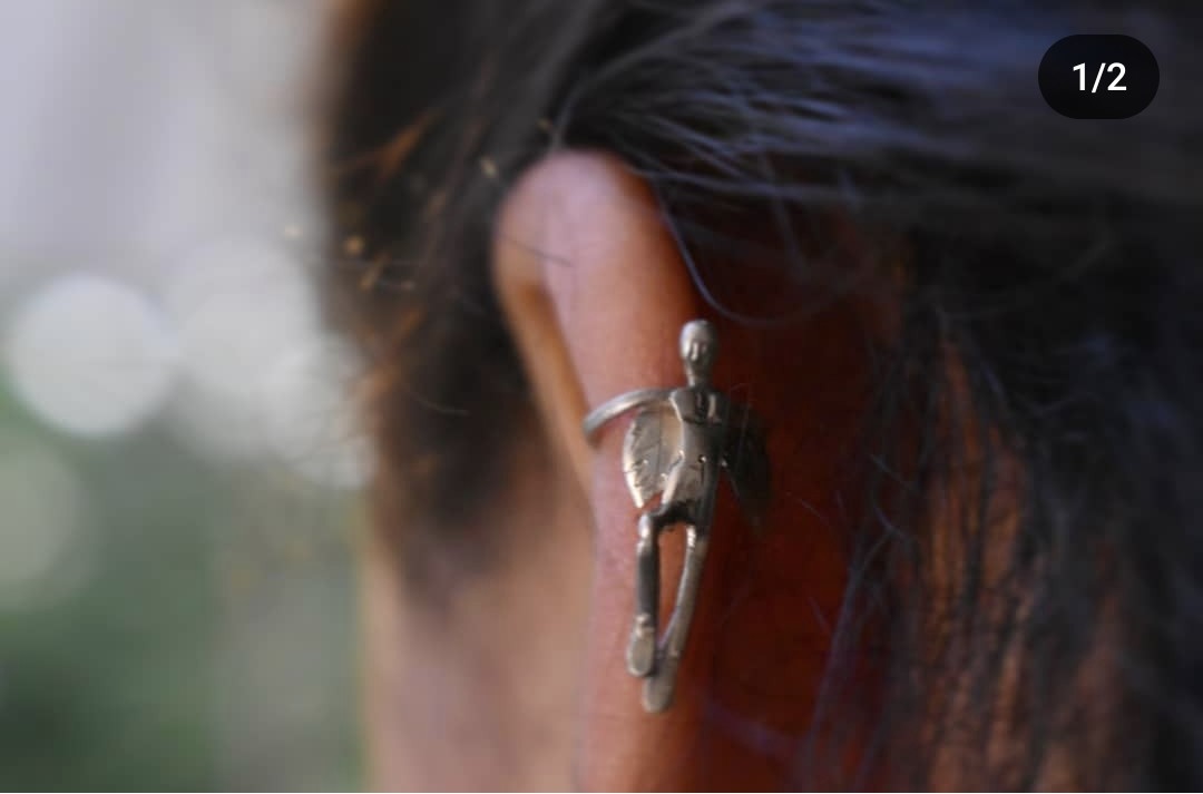 Aro a Presión Gabriela susurrante de plata 950