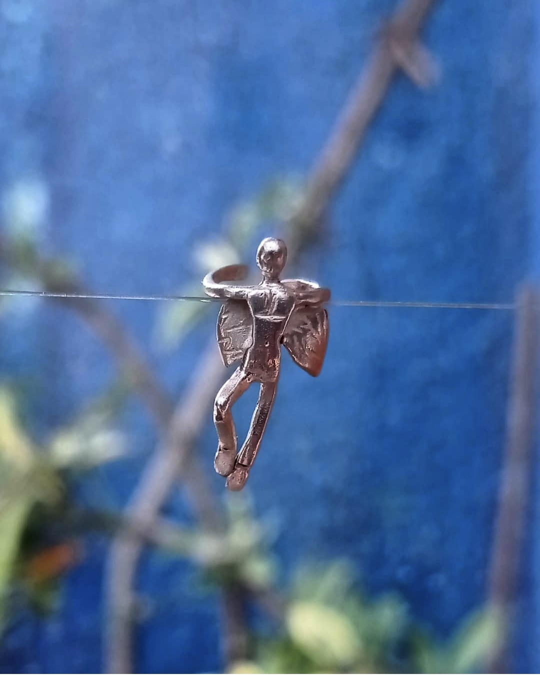 Aro a Presión Gabriela susurrante de plata 950